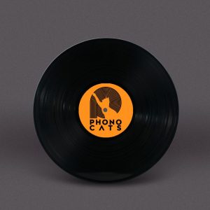 Bespoke 10-Inch Vinyl Record with Printed Labels (Black)